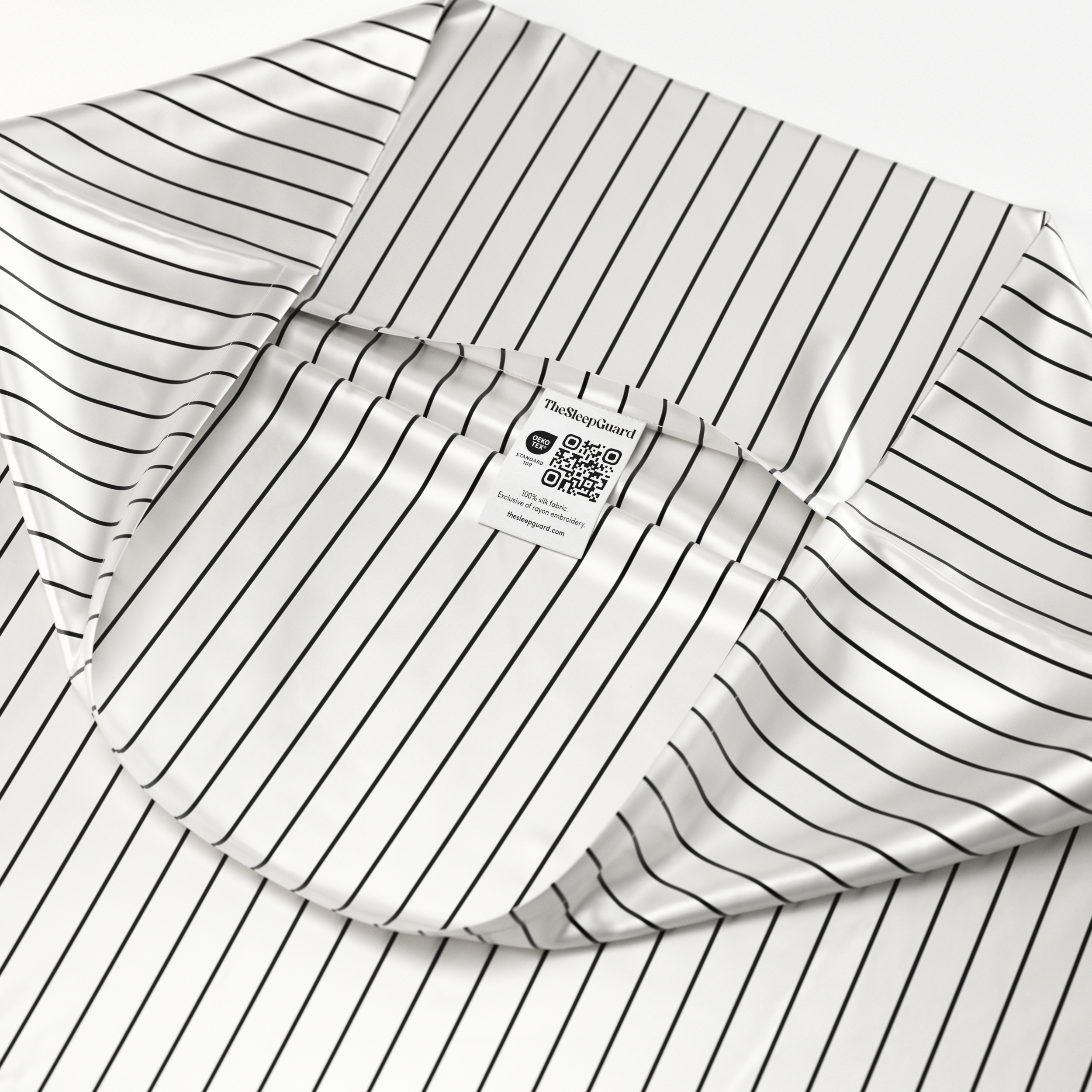 100% Mulberry Silk Pillowcase [22 Momme, 6A Grade] - Nautical Stripe, Standard Size