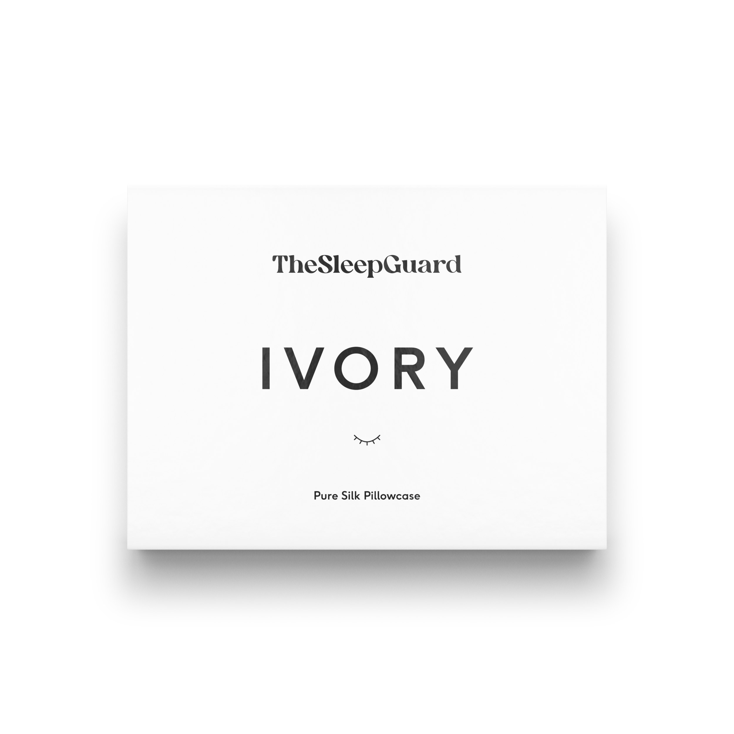 100% Mulberry Silk Pillowcase [22 Momme, 6A Grade] - Ivory White, Standard Size