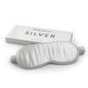 Pure Silk Sleep Mask [100% 6A Mulberry Silk, 22 Momme] - Silver Grey